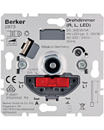Berker LED-draaidimmer 12V R L 3-100 W soft-klik inbouw