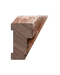Hardhout kozijnhout A-stijl 66 x 110 mm L = 3.05 FSC