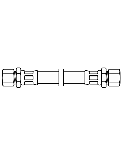 Neoflex flexibele slang DN8 10 x 10 mm knel L= 30 cm