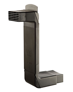 Ubbink VloerVent Cobra vloerventilatiekoker rechthoek met rooster WF zwart