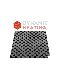 Dynamic Heating noppenplaat 140x80cm 10 mm isolatie h=30mm 1,12 m2
