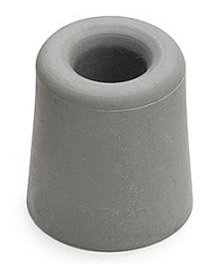 Deurbuffer rubber Ø 30 x 24 mm grijs