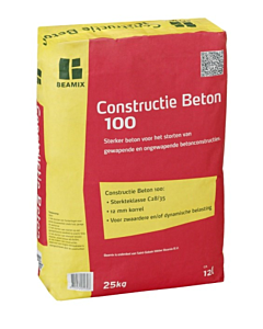 Beamix constructiebeton 100 zak 25 kg