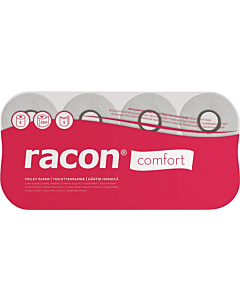 Racon ECO-toiletpapier 2-laags comfort ongebleekt 250vel per rol
