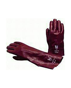 Handschoen chemicaliën pvc-gedompeld 35 cm maat 10
