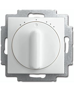 B-J Balance SI ventilatieschakelaar met knop 3-standen z.0 wit