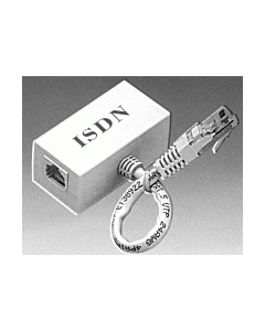ISDN T-splitter/15 cm snoer haaks
