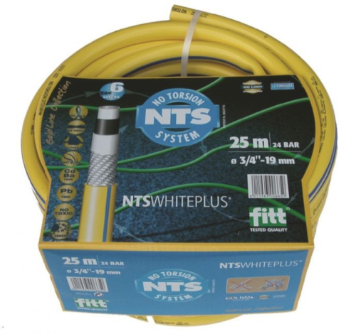 Talen Tools tuinslang NTS whiteplus geel rol 25 m